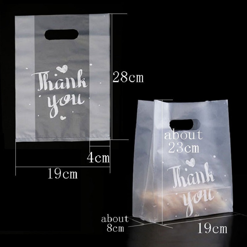 Details about   50Pcs Plastic Thank You Gift Christmas Favor Candy Cake Wrapping Bags Shopping 